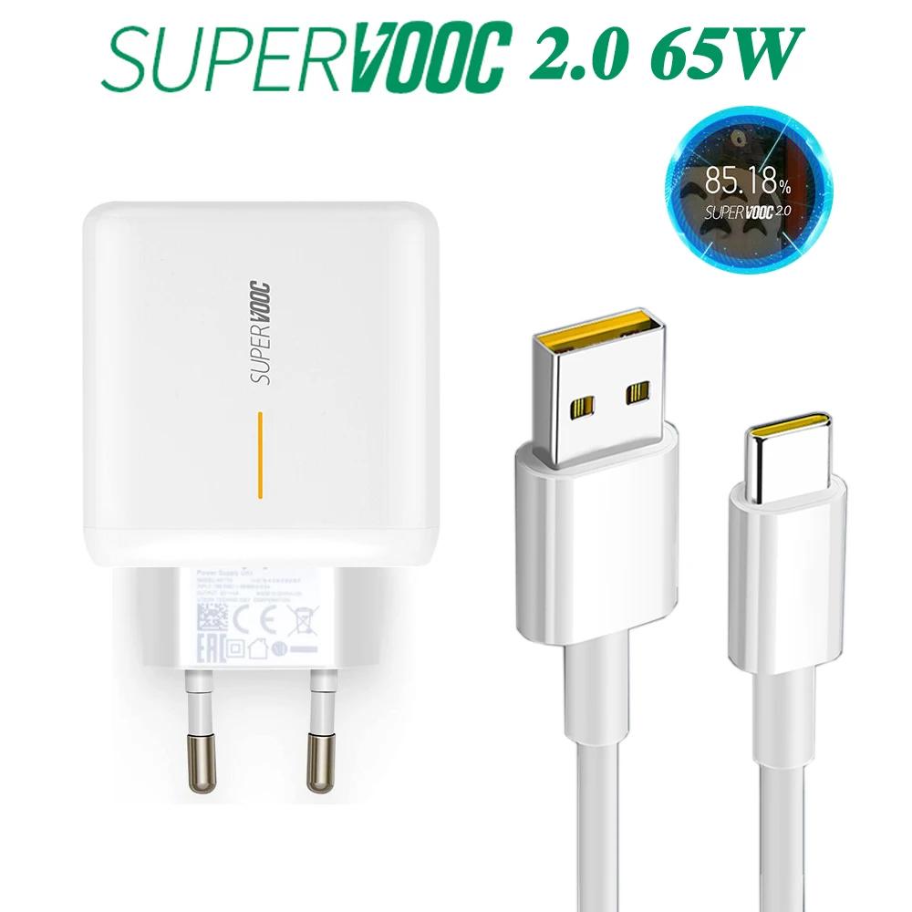 Supervooc 2.0  , Oppo K9 Find X2 X3 X5 Pro Neo Lite 5G USB CŸ ̺, 65W